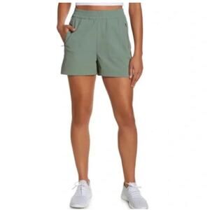 Sweaty Betty Summit Hiking Shorts Water Resistant Pull-On Zip Pockets Sz M